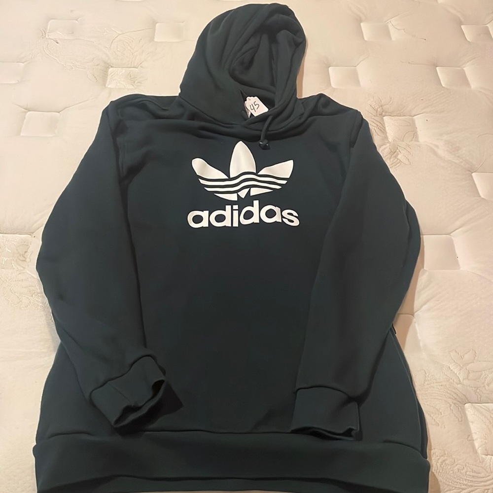 Dark Green Adidas Hoodie
